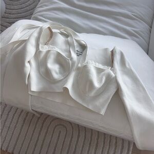 Phillip Lim 3.0 halter neck pointelle top